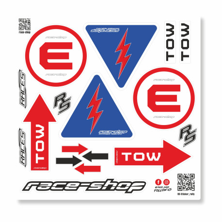 Contacte generale, accesorii Pachet abtibilduri de siguranță RACES | race-shop.ro