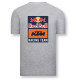 Tricouri Tricou bărbați RedBull KTM backprint - Gri | race-shop.ro