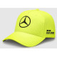 Sepci, Căciuli Sapca Mercedes-AMG Petronas Lewis Hamilton, galben neon | race-shop.ro