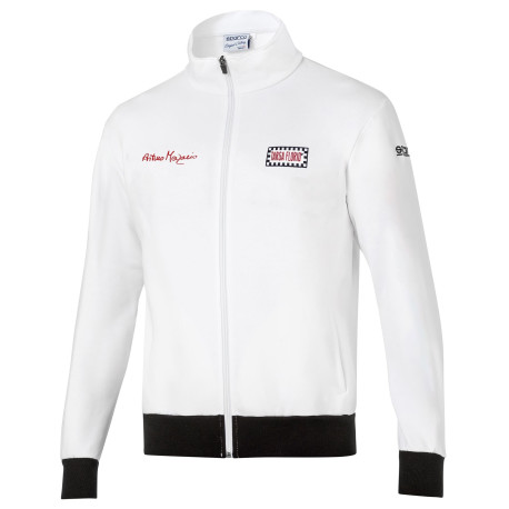 Geci și hanorace Hanorac SPARCO ARTURO MERZARIO SIGNATURE - alb | race-shop.ro