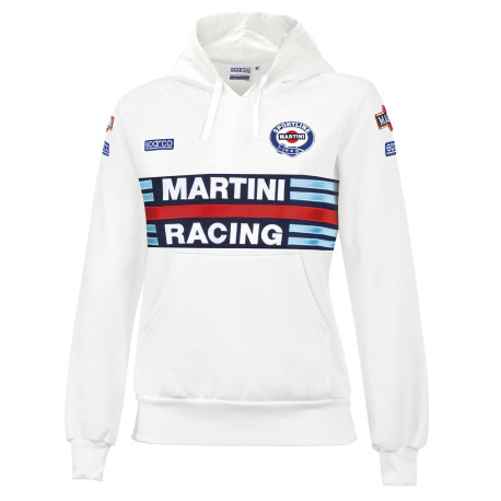 Geci și hanorace Sparco MARTINI RACING hanorac damă, alb | race-shop.ro