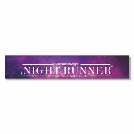 Autocolante parbriz Sunstrip race-shop NightRunner | race-shop.ro