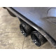 Ornament cu o ieșire Ornamente evacuare carbon BMW M2/M3/M4/M5 F10/F80/F82/F83/F87 (4 bucăți, negru) | race-shop.ro