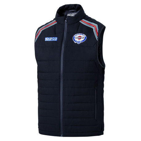 Geci și hanorace Vesta cu cadru SPARCO MARTINI RACING MY2024, marin albastru | race-shop.ro