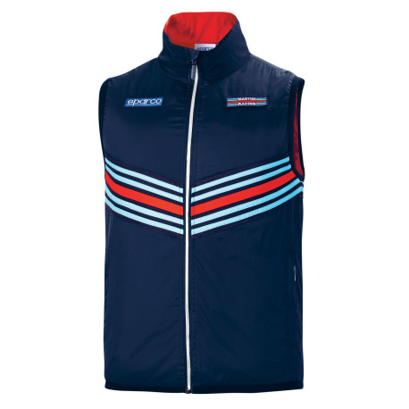 Geci și hanorace SPARCO MARTINI RACING men´s sleeveless replica vest - blue | race-shop.ro