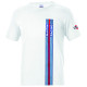 Tricou Sparco MARTINI RACING Stripes alb pentru barbati - alb