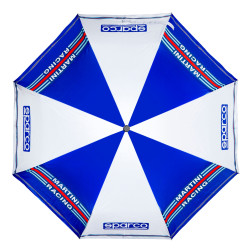 Umbrelă compactă SPARCO MARTINI RACING - albastru/alb