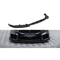 MAXTON DESIGN prelungire bară față pentru BMW M2 G87, negru + flapsuri lucioase, V1