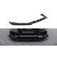 Body kit și tuning vizual Prelungire bară față V1 Audi RS3 Sedan 8V facelift (negru-roșu + flapsuri lucioase) | race-shop.ro