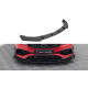 Body kit și tuning vizual Prelungire bară față Mercedes-Benz A 45 AMG Aero W176 facelift (negru + flapsuri lucioase) | race-shop.ro