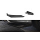 MAXTON DESIGN prelungiri laterale bară spate pentru Audi S3 Sedan 8V, negru-roșu + flapsuri lucioase