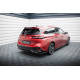 Body kit și tuning vizual MAXTON DESIGN prelungire centrală bară spate pentru Peugeot 308 Mk3, negru lucios | race-shop.ro