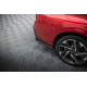 Body kit și tuning vizual MAXTON DESIGN prelungire centrală bară spate pentru Peugeot 308 Mk3, negru lucios | race-shop.ro