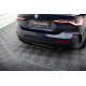 Body kit și tuning vizual MAXTON DESIGN prelungire centrală bară spate pentru BMW 4 M440i G22, negru lucios | race-shop.ro