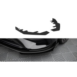 MAXTON DESIGN flapsuri față pentru Mercedes-AMG A35 W177 Facelift, negru lucios