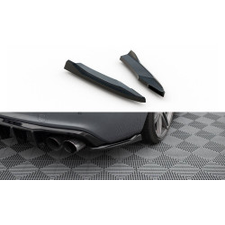 MAXTON DESIGN prelungiri laterale bară spate pentru Audi S5 Coupe 8T Facelift, negru lucios, V2