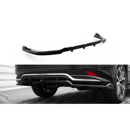 Body kit și tuning vizual Splitter spate central (cu bare verticale) Lexus RX Mk4 facelift | race-shop.ro
