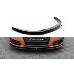 MAXTON DESIGN prelungire bară față pentru Audi A7 C7, negru lucios, V1