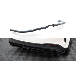 MAXTON DESIGN prelungire centrală bară spate pentru Mercedes-AMG GLE 53 W167 (cu bare verticale), negru lucios