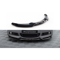 MAXTON DESIGN prelungire bară față pentru BMW 1 M-Pack E82, negru lucios, V1