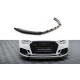 MAXTON DESIGN prelungire bară față pentru Audi RS3 Sedan 8V Facelift, negru lucios, V3