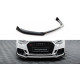 MAXTON DESIGN prelungire bară față pentru Audi RS3 Sedan 8V Facelift, negru lucios, V4
