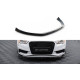 MAXTON DESIGN prelungire bară față pentru Audi A3 Sedan 8V, negru lucios, V1