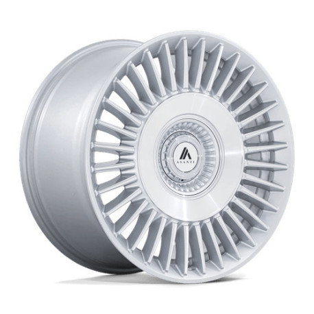 Jante aliaj Asanti Asanti Black ABL-40 TIARA roată 20x10.5 5X115/5X120 74.1 ET18, Gloss silver | race-shop.ro