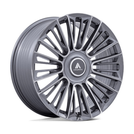Jante aliaj Asanti Asanti Black AB049 PREMIER roată 24x10 5X120/5X130 84.1 ET35, Anthracite brushed | race-shop.ro