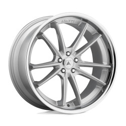 Asanti Black ABL-23 SIGMA roată 20x10.5 5X120 74.1 ET38, Brushed silver