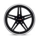 Jante aliaj Cray Cray SCORPION roată 19x10.5 5X120.65 70.3 ET65, Gloss black | race-shop.ro