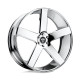 Jante aliaj DUB DUB S115 BALLER roată 28x10 5X127 78.1 ET11, Chrome | race-shop.ro