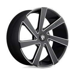 DUB S133 DIRECTA roată 24x10 5X115/5X120.65 72.56 ET15, Matte black milled