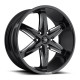 Jante aliaj Foose Foose F162 SLIDER roată 22x9.5 6X139.7 78.1 ET30, Gloss black | race-shop.ro