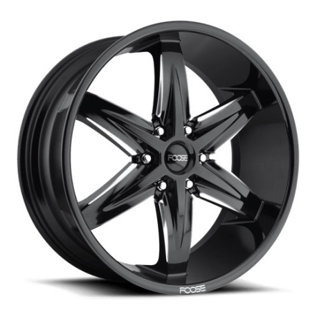 Jante aliaj Foose Foose F162 SLIDER roată 22x9.5 6X139.7 78.1 ET30, Gloss black | race-shop.ro