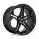 Jante aliaj Foose Foose F169 IMPALA roată 20x9 5X120 72.56 ET35, Gloss black | race-shop.ro