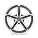 Jante aliaj Motegi Motegi MR107 D5S roată 18x8 5X114.3 72.56 ET42, Gloss black | race-shop.ro