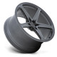 Jante aliaj OHM OHM AMP roată 21x9 5X120 64.15 ET25, Matte gunmetal | race-shop.ro