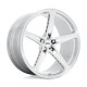 Jante aliaj OHM OHM AMP roată 22x10 5X120 64.15 ET32, Silver machined | race-shop.ro