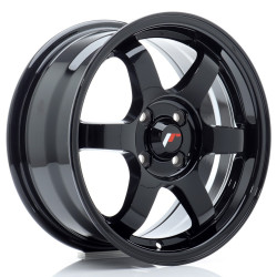 Japan Racing JR3 15x7 ET25 4x100 Gloss Black