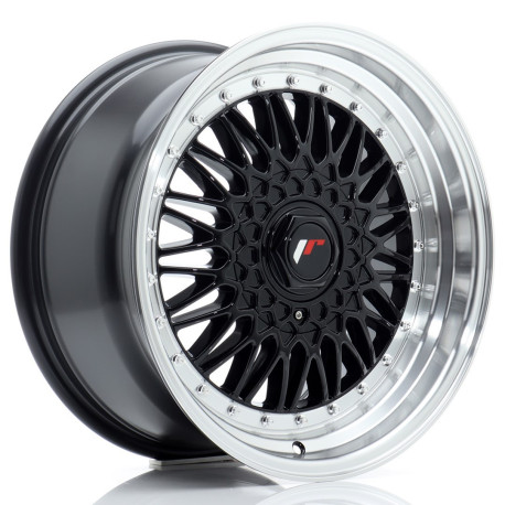 Jante Japan Racing JR9 17x8,5 ET20 5x112/120 Gloss Black w/Machined Lip | race-shop.ro
