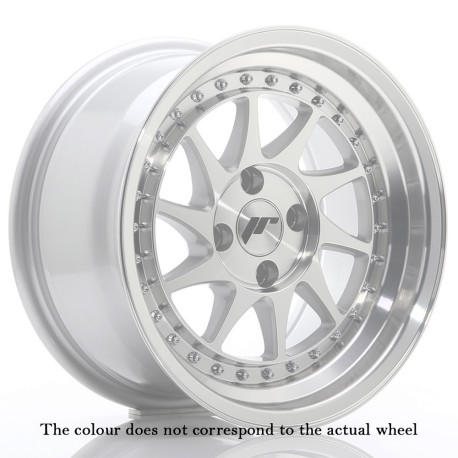 Jante Japan Racing JR26 16x8 ET30 4x100 Silver Machined Face | race-shop.ro