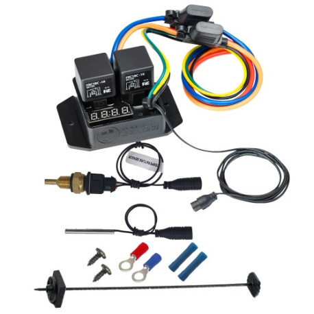 Pompe de apă Comutator termic digital Davies Craig pentru ventilator 12V cu kit senzor termic 1/4" npt | race-shop.ro