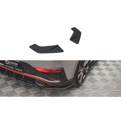 MAXTON DESIGN Street Pro prelungiri laterale bară spate pentru Hyundai I30 N Hatchback Mk3 Facelift, negru