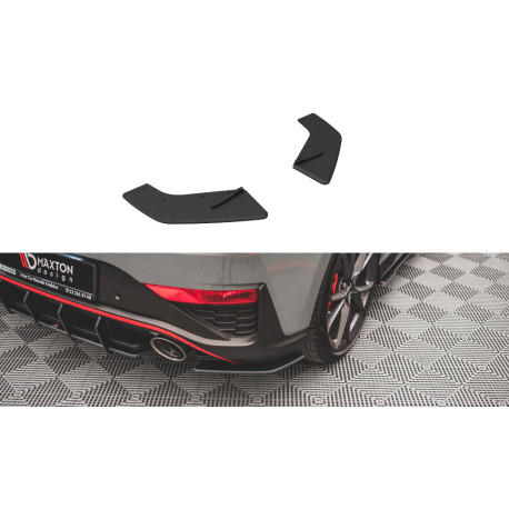 Body kit și tuning vizual MAXTON DESIGN Street Pro prelungiri laterale bară spate pentru Hyundai I30 N Hatchback Mk3 Facelift, negru | race-shop.ro