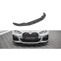 MAXTON DESIGN Street Pro prelungire bară față pentru BMW 4 Gran Coupe M-Pack G26, negru