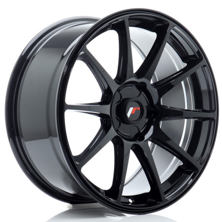 Jante Japan Racing JR11 18x8,5 ET20-40 5H Blank Gloss Black | race-shop.ro
