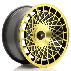 Japan Racing JR14 16x8 ET25 Blank Black Gold Finish