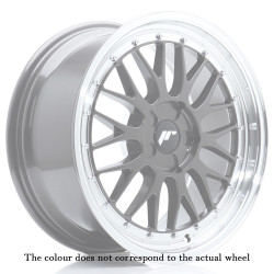 Japan Racing JR23 16x7 ET20-45 4H BLANK Gloss Black w/Machined Lip