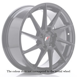 Japan Racing JR36 18x8 ET20-45 5H BLANK Silver Machined Face